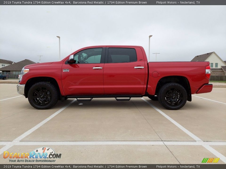 Barcelona Red Metallic 2019 Toyota Tundra 1794 Edition CrewMax 4x4 Photo #7