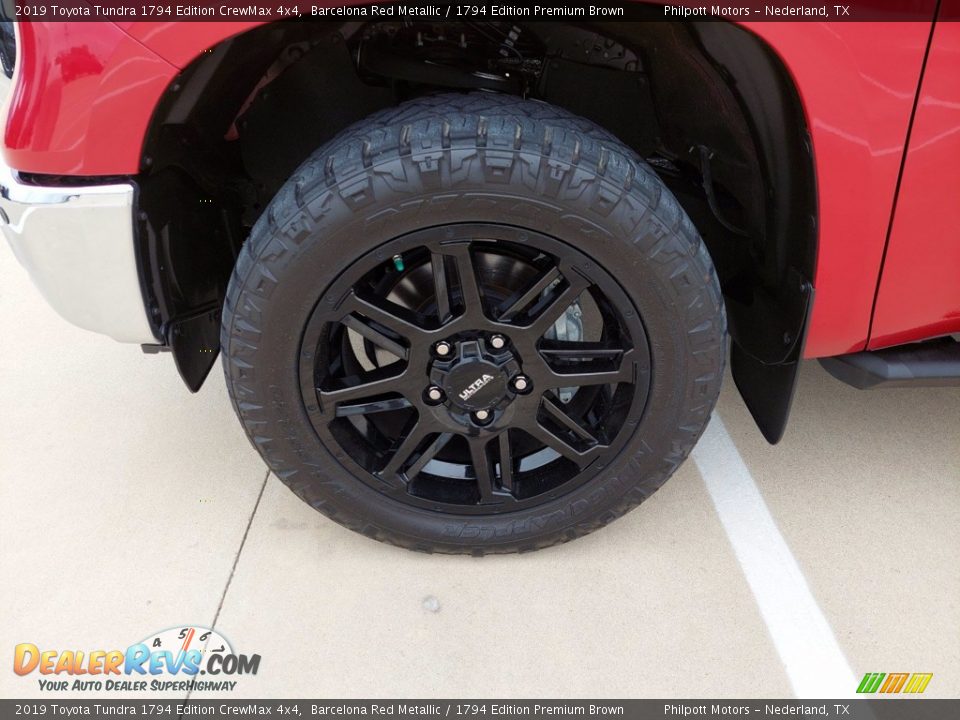 2019 Toyota Tundra 1794 Edition CrewMax 4x4 Barcelona Red Metallic / 1794 Edition Premium Brown Photo #10