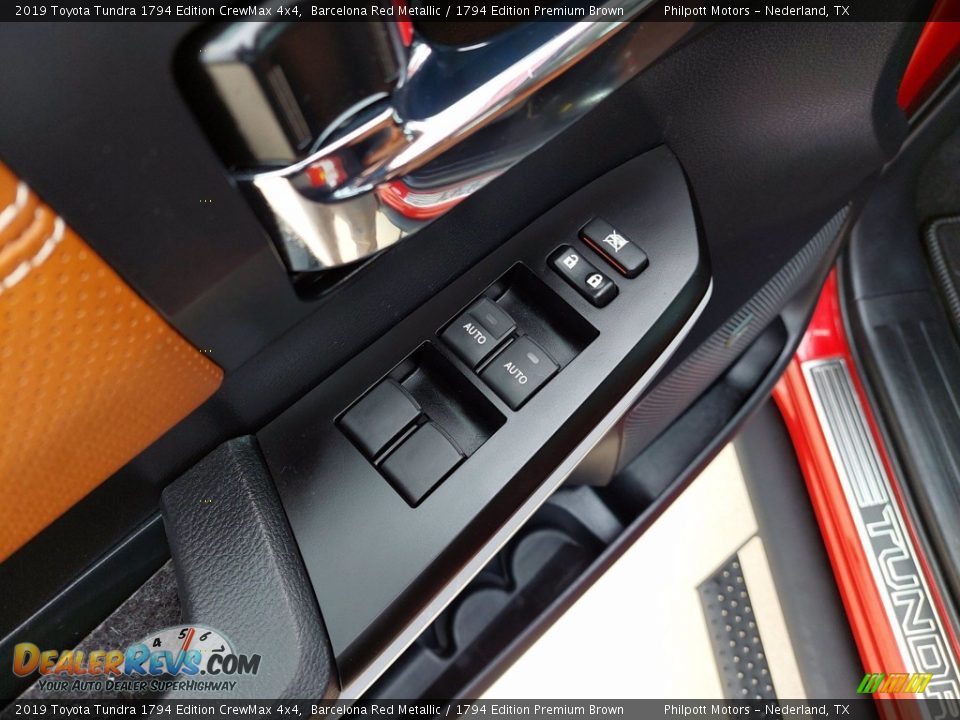 2019 Toyota Tundra 1794 Edition CrewMax 4x4 Barcelona Red Metallic / 1794 Edition Premium Brown Photo #14