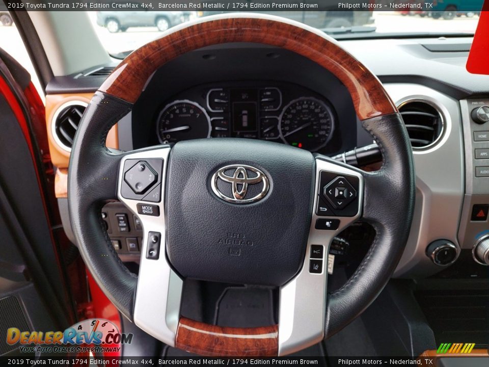 2019 Toyota Tundra 1794 Edition CrewMax 4x4 Steering Wheel Photo #15