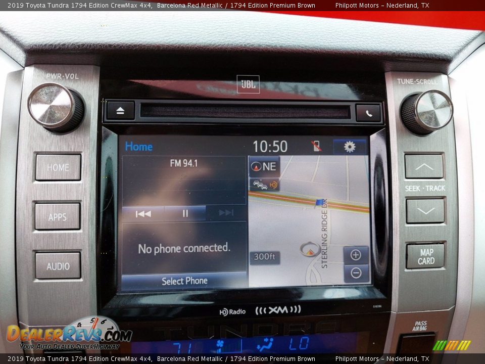 2019 Toyota Tundra 1794 Edition CrewMax 4x4 Barcelona Red Metallic / 1794 Edition Premium Brown Photo #19