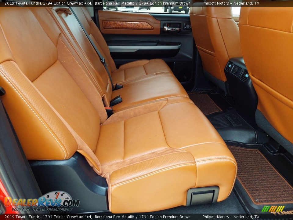 Rear Seat of 2019 Toyota Tundra 1794 Edition CrewMax 4x4 Photo #26