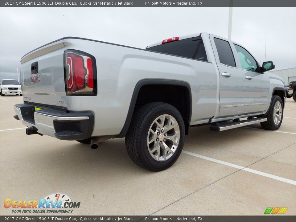 Quicksilver Metallic 2017 GMC Sierra 1500 SLT Double Cab Photo #3