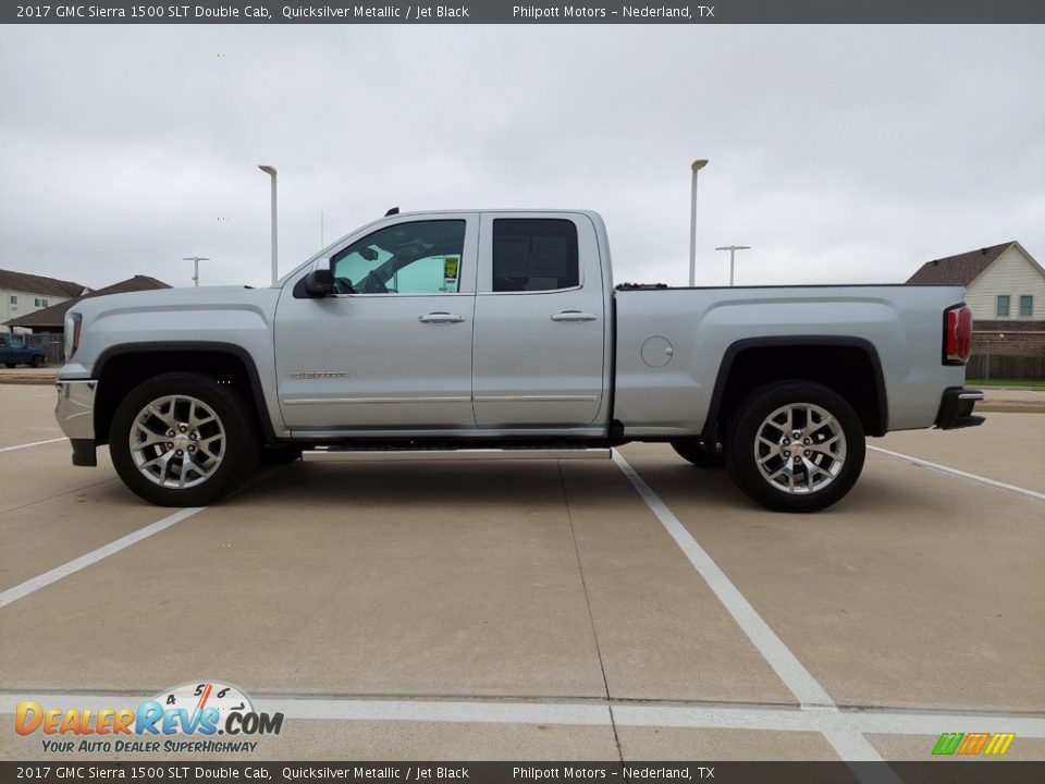 Quicksilver Metallic 2017 GMC Sierra 1500 SLT Double Cab Photo #4