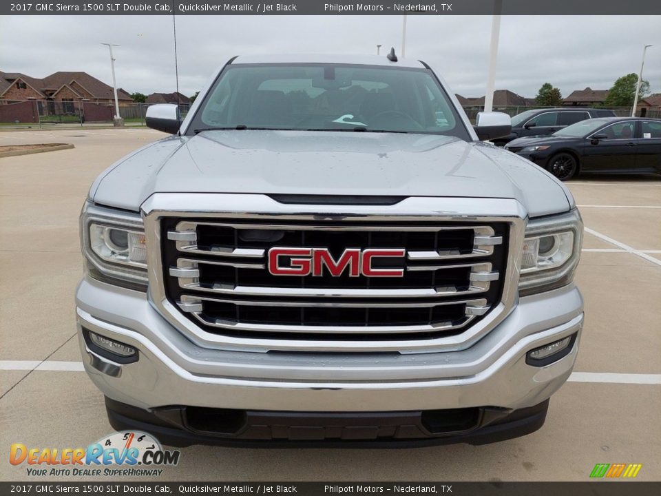 Quicksilver Metallic 2017 GMC Sierra 1500 SLT Double Cab Photo #6