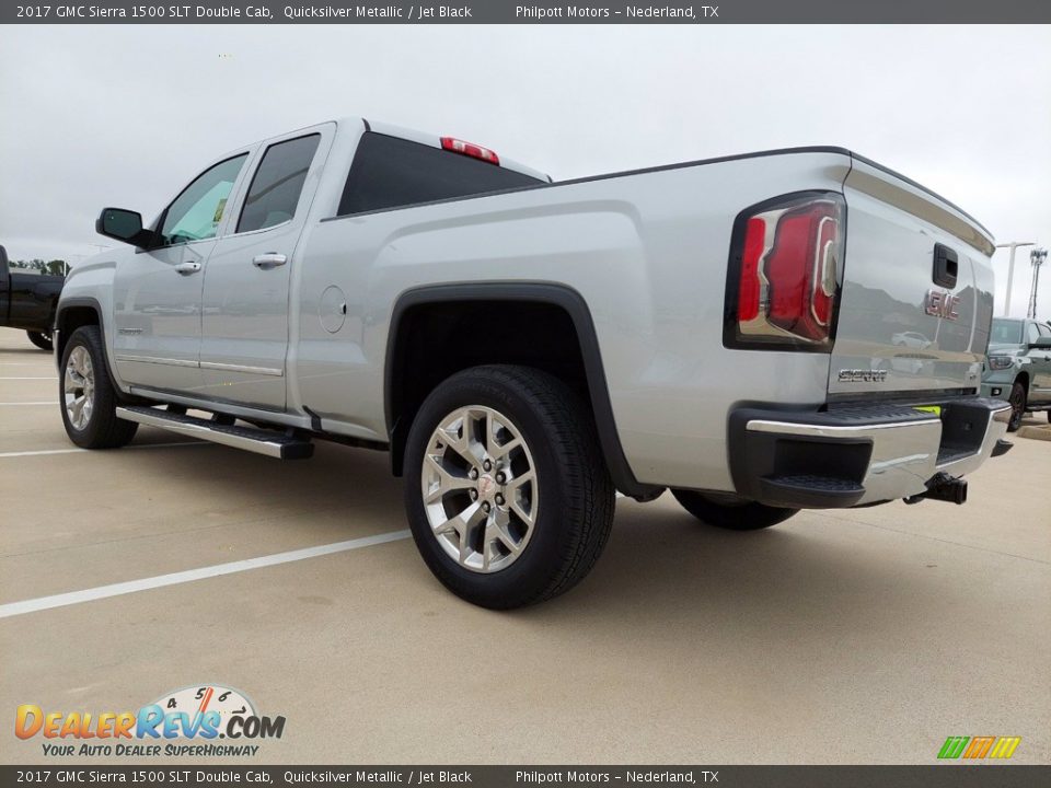 Quicksilver Metallic 2017 GMC Sierra 1500 SLT Double Cab Photo #8