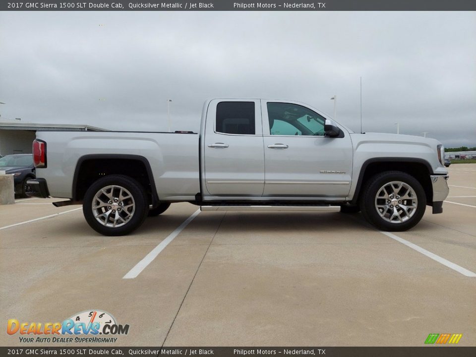 Quicksilver Metallic 2017 GMC Sierra 1500 SLT Double Cab Photo #9