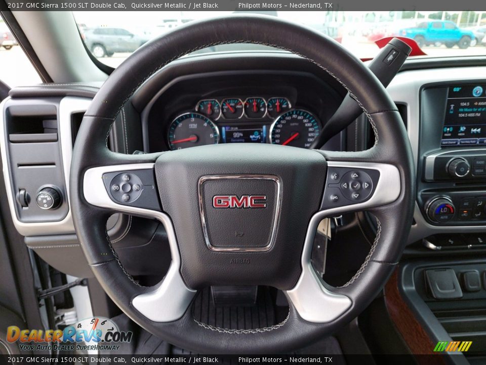2017 GMC Sierra 1500 SLT Double Cab Steering Wheel Photo #12