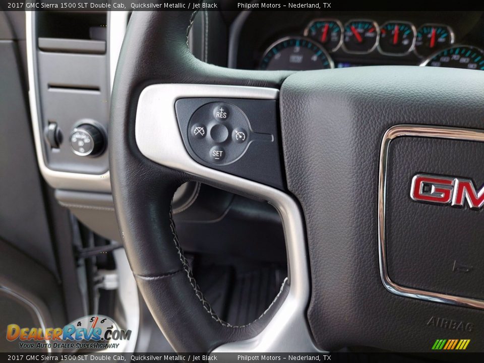 2017 GMC Sierra 1500 SLT Double Cab Steering Wheel Photo #13