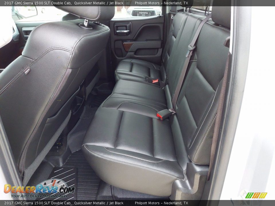 Rear Seat of 2017 GMC Sierra 1500 SLT Double Cab Photo #23