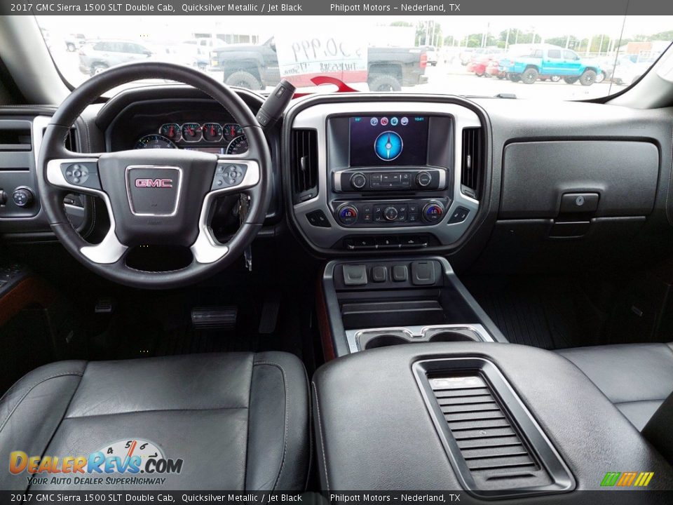 Dashboard of 2017 GMC Sierra 1500 SLT Double Cab Photo #24