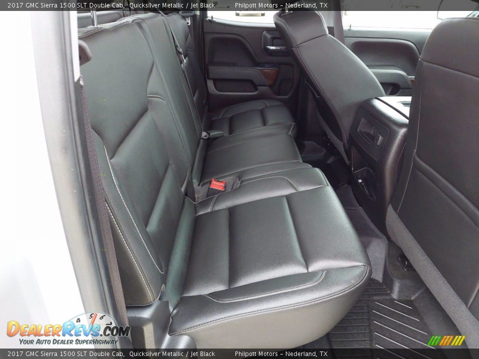 Rear Seat of 2017 GMC Sierra 1500 SLT Double Cab Photo #27