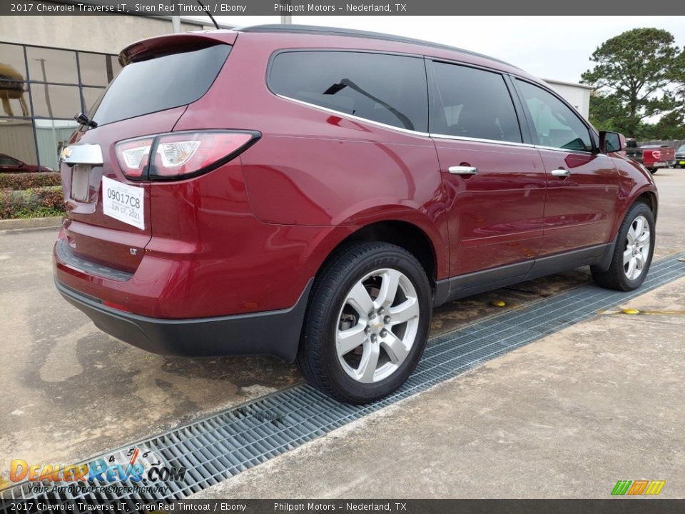 2017 Chevrolet Traverse LT Siren Red Tintcoat / Ebony Photo #3