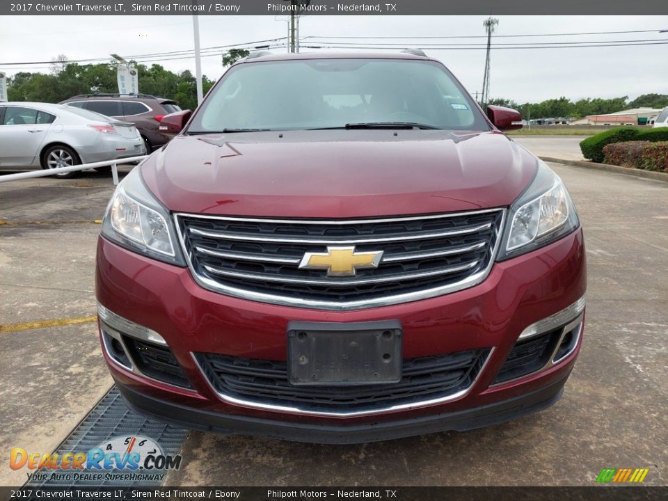 2017 Chevrolet Traverse LT Siren Red Tintcoat / Ebony Photo #7