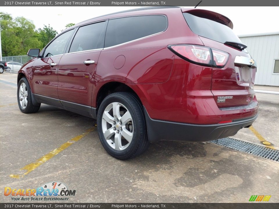 2017 Chevrolet Traverse LT Siren Red Tintcoat / Ebony Photo #9