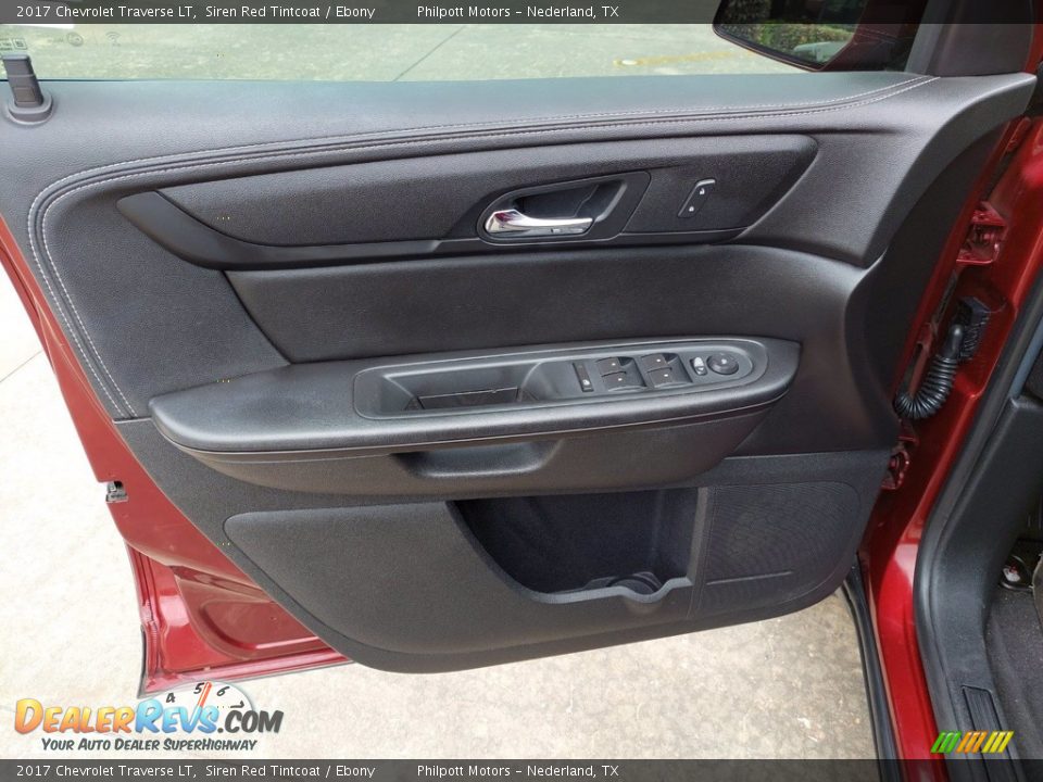 2017 Chevrolet Traverse LT Siren Red Tintcoat / Ebony Photo #10