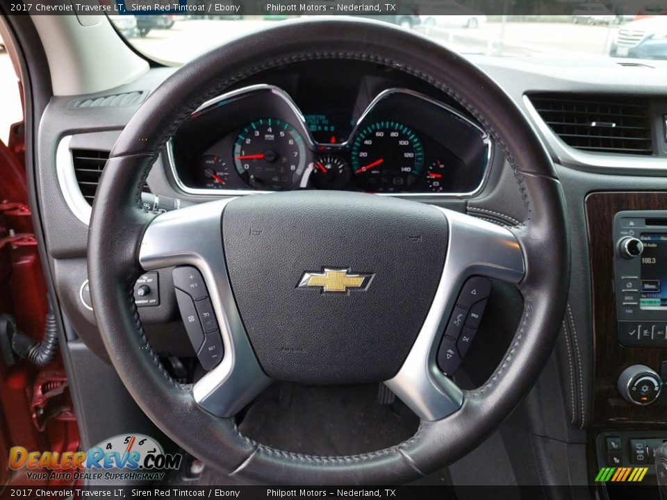 2017 Chevrolet Traverse LT Siren Red Tintcoat / Ebony Photo #12
