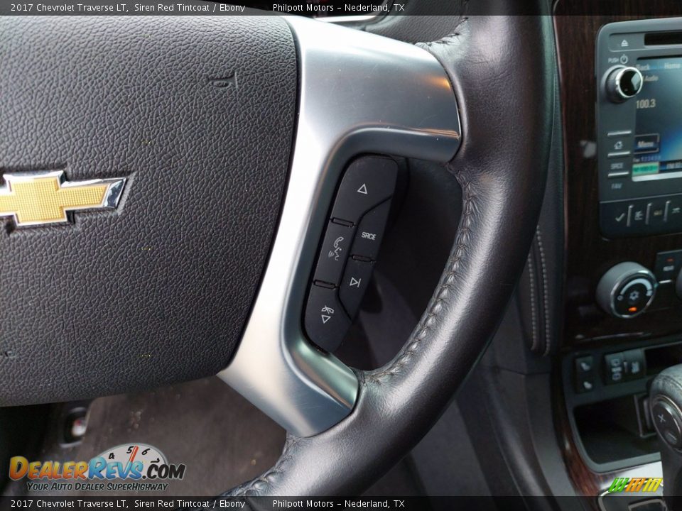 2017 Chevrolet Traverse LT Siren Red Tintcoat / Ebony Photo #14