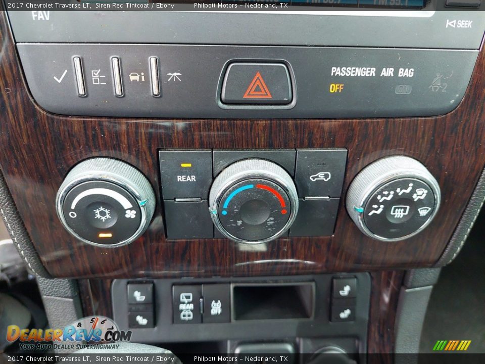 2017 Chevrolet Traverse LT Siren Red Tintcoat / Ebony Photo #18