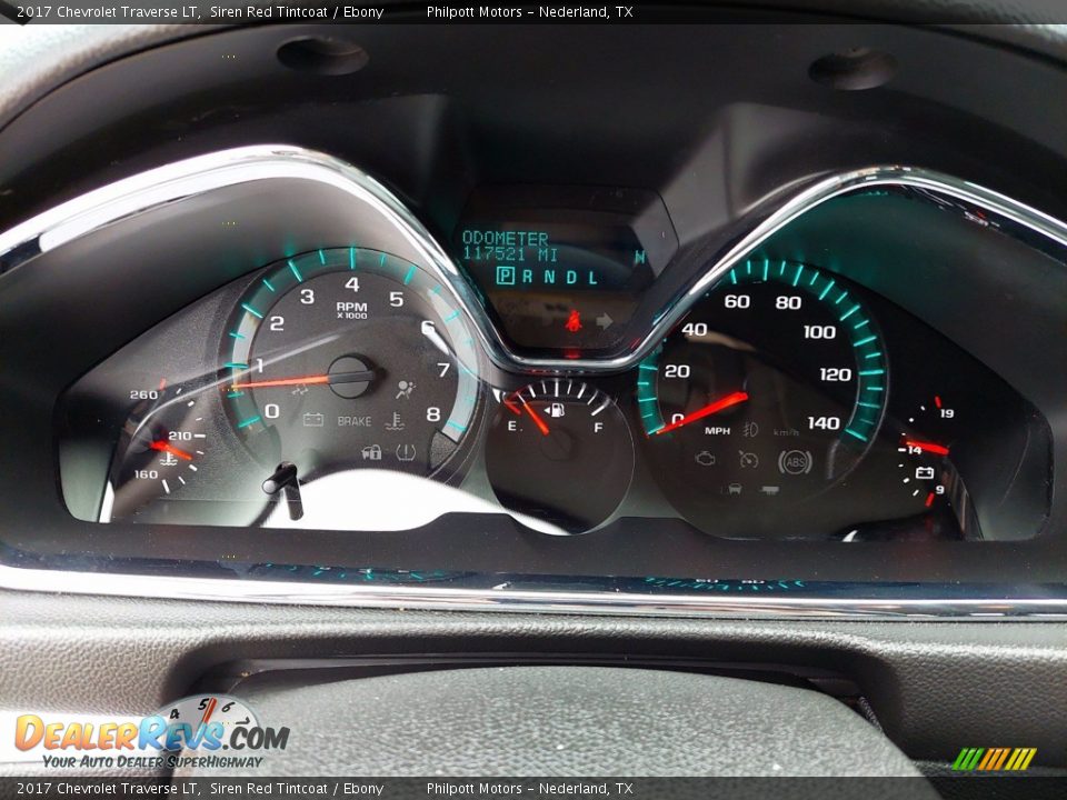 2017 Chevrolet Traverse LT Siren Red Tintcoat / Ebony Photo #19