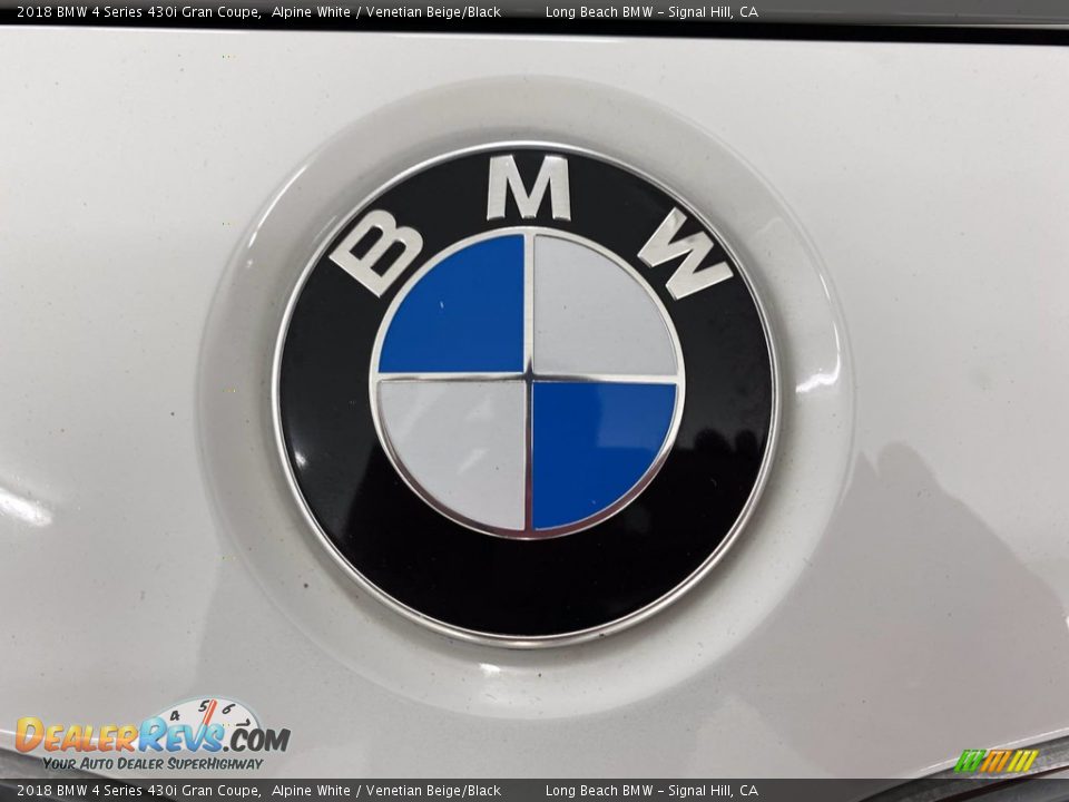2018 BMW 4 Series 430i Gran Coupe Alpine White / Venetian Beige/Black Photo #8
