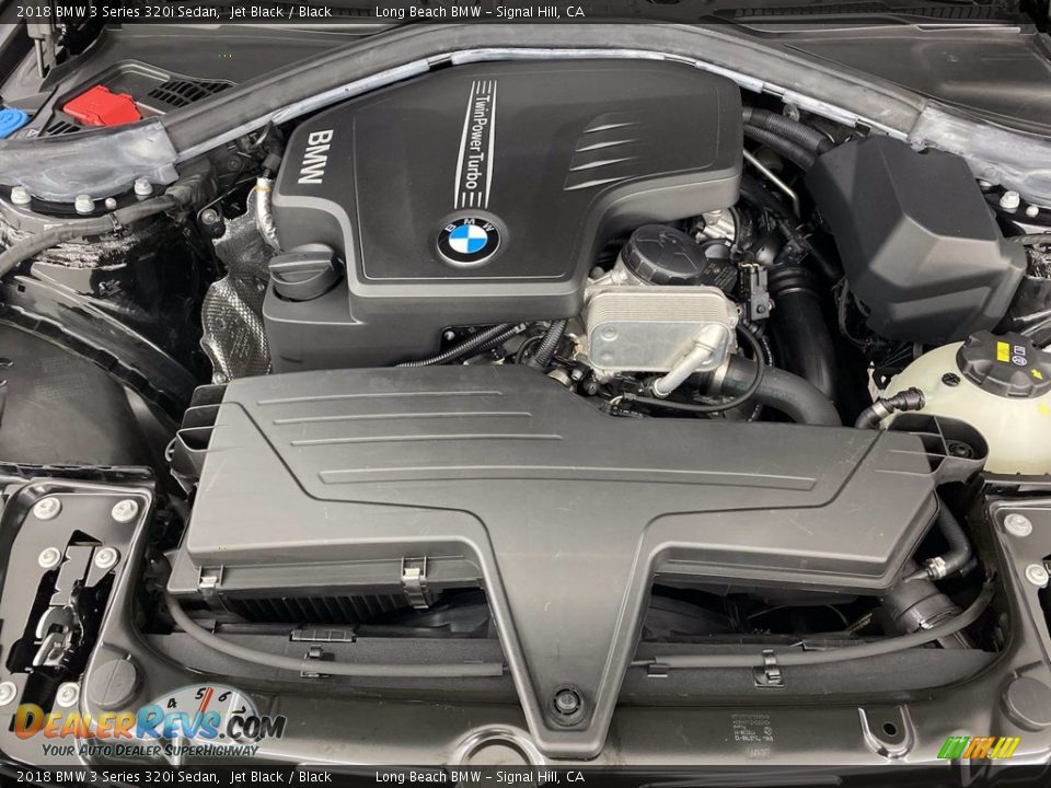 2018 BMW 3 Series 320i Sedan Jet Black / Black Photo #12