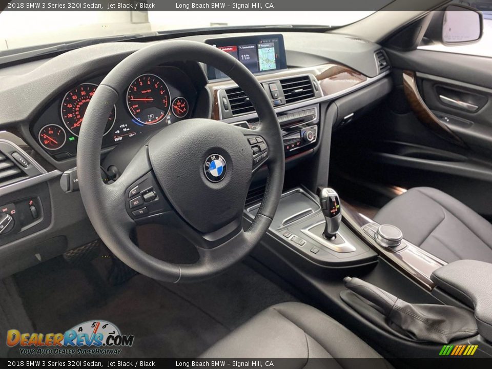 2018 BMW 3 Series 320i Sedan Jet Black / Black Photo #16