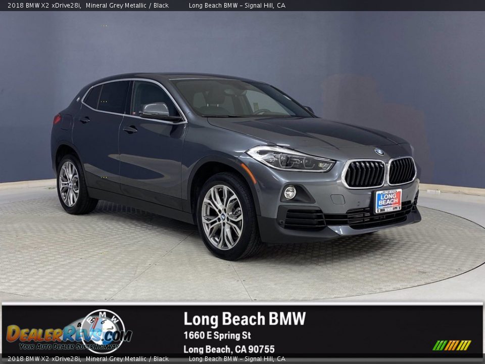 2018 BMW X2 xDrive28i Mineral Grey Metallic / Black Photo #1