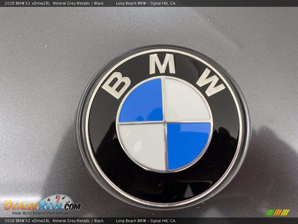 2018 BMW X2 xDrive28i Mineral Grey Metallic / Black Photo #8