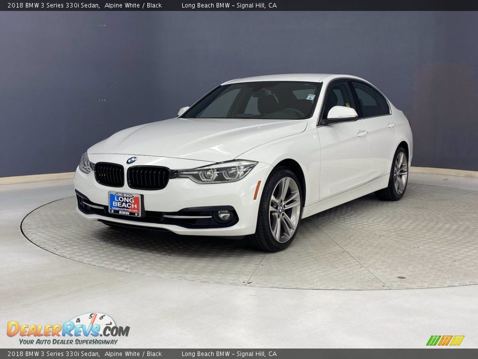 2018 BMW 3 Series 330i Sedan Alpine White / Black Photo #3