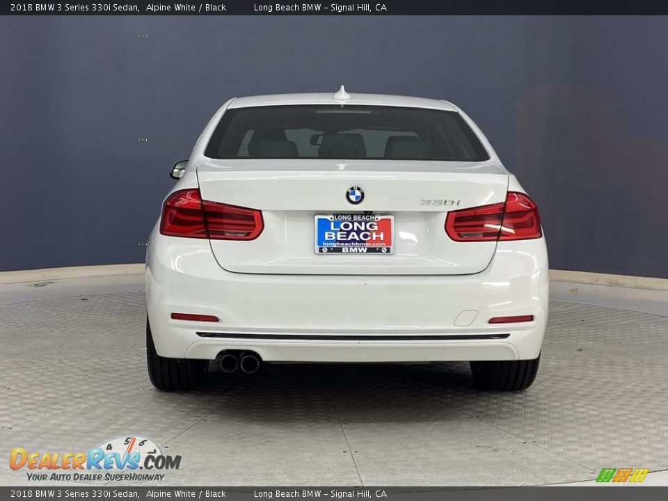 2018 BMW 3 Series 330i Sedan Alpine White / Black Photo #4