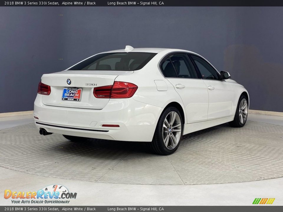 2018 BMW 3 Series 330i Sedan Alpine White / Black Photo #5