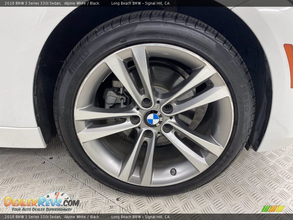 2018 BMW 3 Series 330i Sedan Alpine White / Black Photo #6