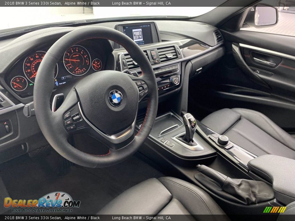 2018 BMW 3 Series 330i Sedan Alpine White / Black Photo #16