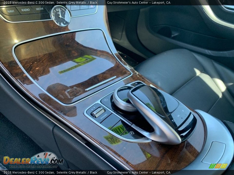 2018 Mercedes-Benz C 300 Sedan Selenite Grey Metallic / Black Photo #13