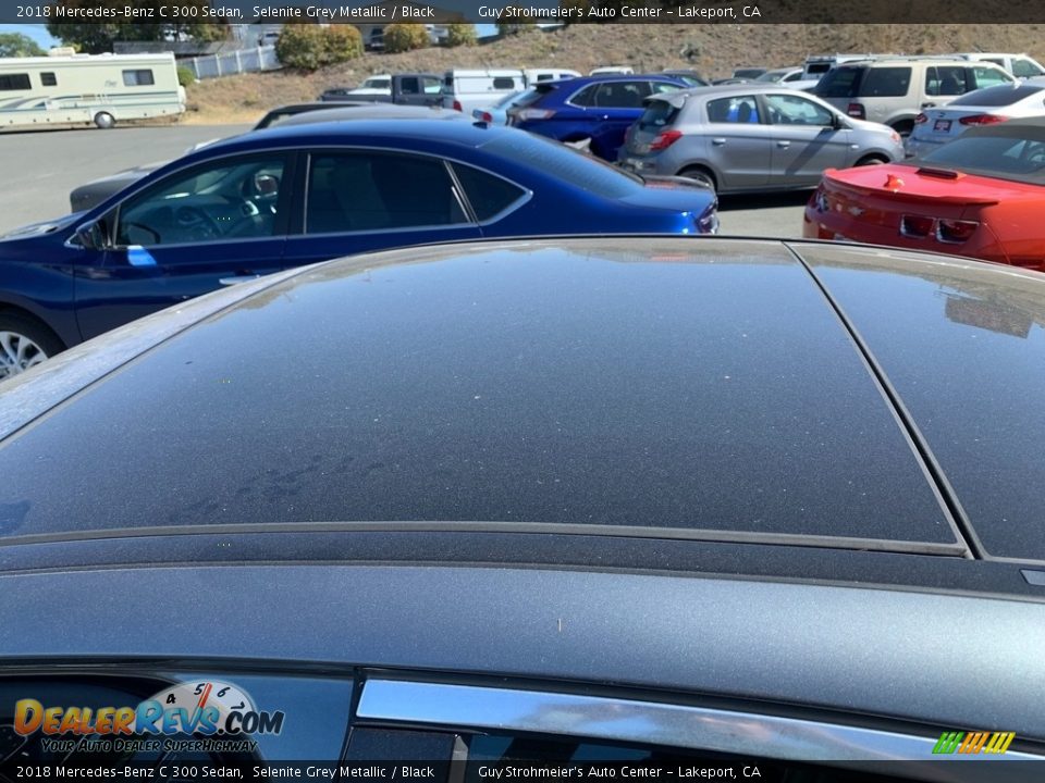 2018 Mercedes-Benz C 300 Sedan Selenite Grey Metallic / Black Photo #15