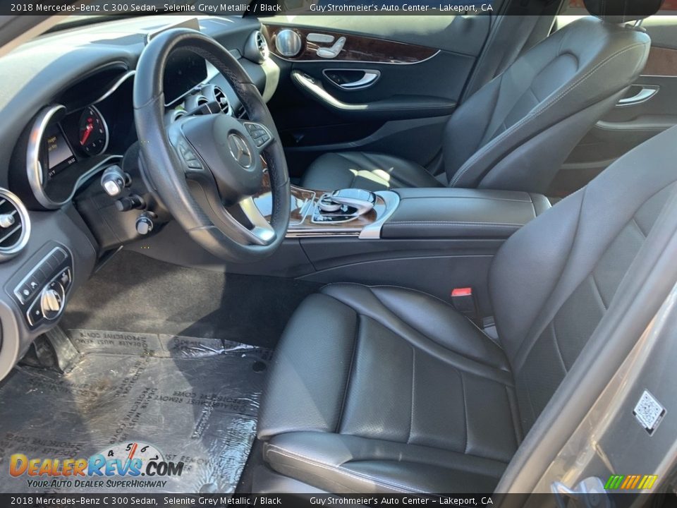 2018 Mercedes-Benz C 300 Sedan Selenite Grey Metallic / Black Photo #16