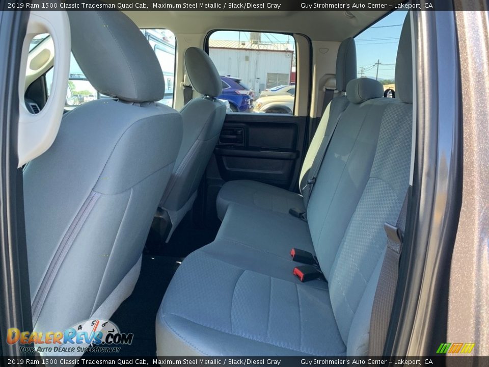 2019 Ram 1500 Classic Tradesman Quad Cab Maximum Steel Metallic / Black/Diesel Gray Photo #12