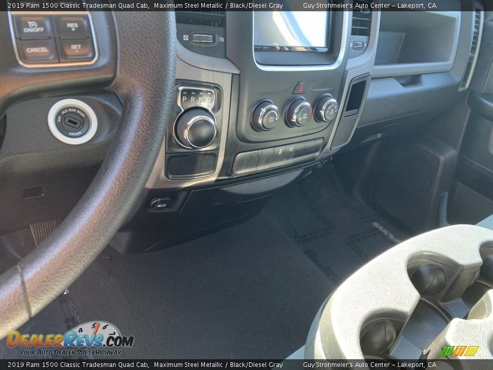 2019 Ram 1500 Classic Tradesman Quad Cab Maximum Steel Metallic / Black/Diesel Gray Photo #14