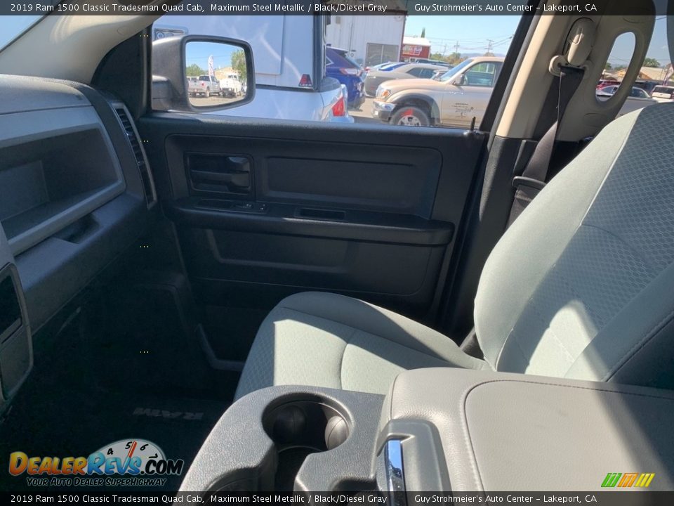 2019 Ram 1500 Classic Tradesman Quad Cab Maximum Steel Metallic / Black/Diesel Gray Photo #15