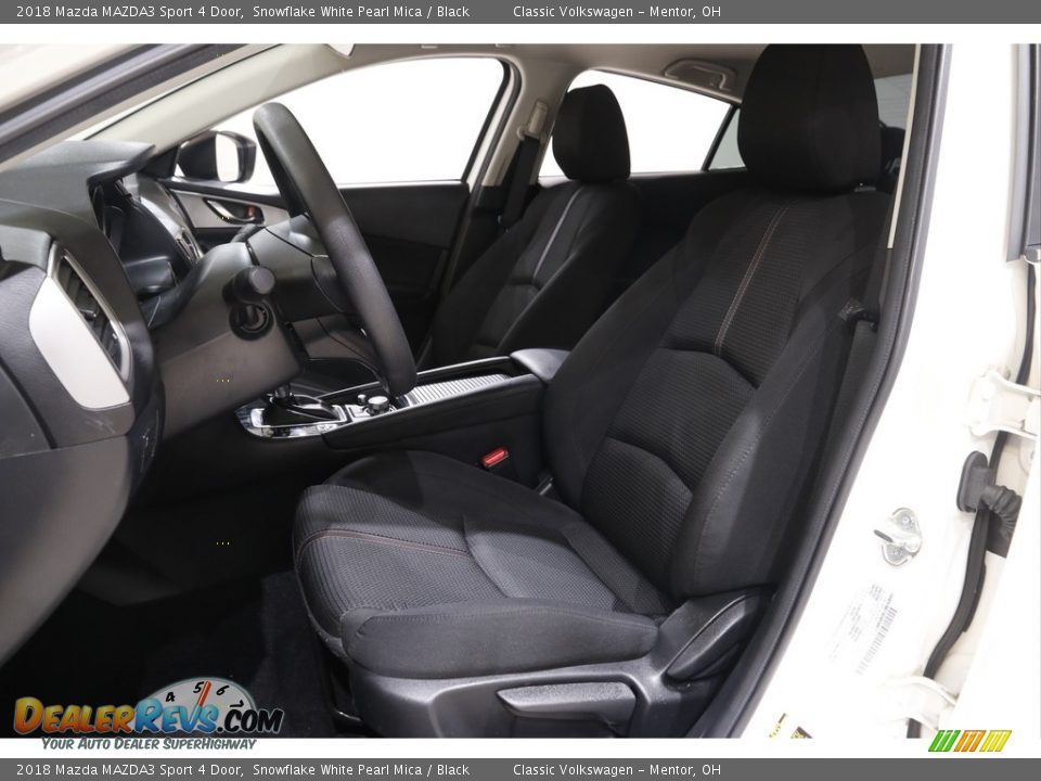 2018 Mazda MAZDA3 Sport 4 Door Snowflake White Pearl Mica / Black Photo #5