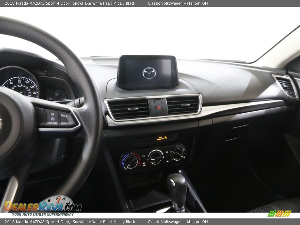 2018 Mazda MAZDA3 Sport 4 Door Snowflake White Pearl Mica / Black Photo #9