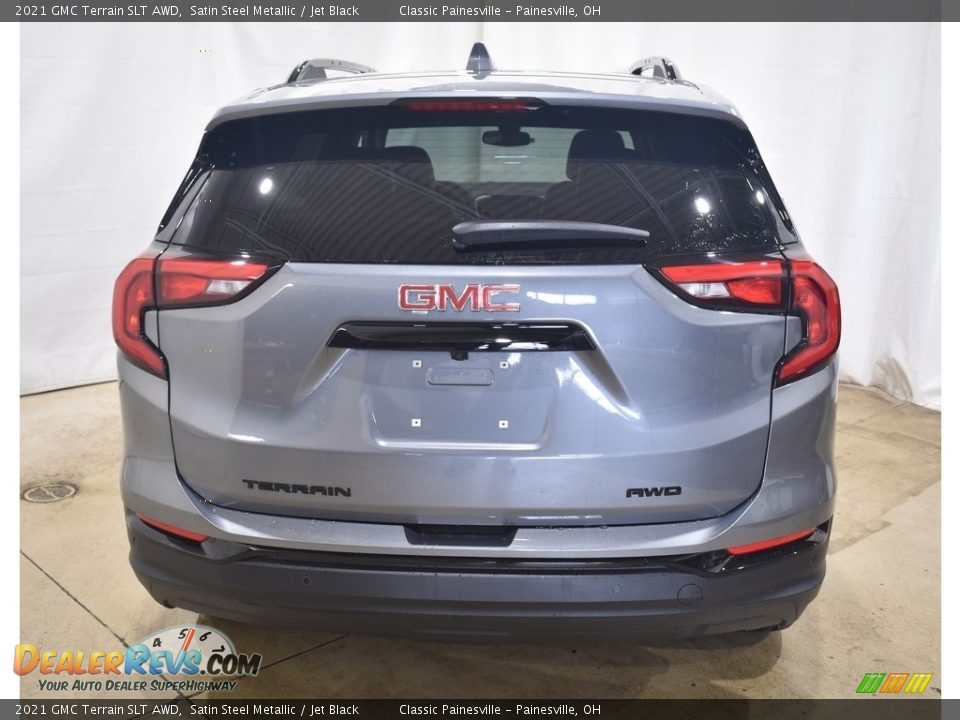 2021 GMC Terrain SLT AWD Satin Steel Metallic / Jet Black Photo #3