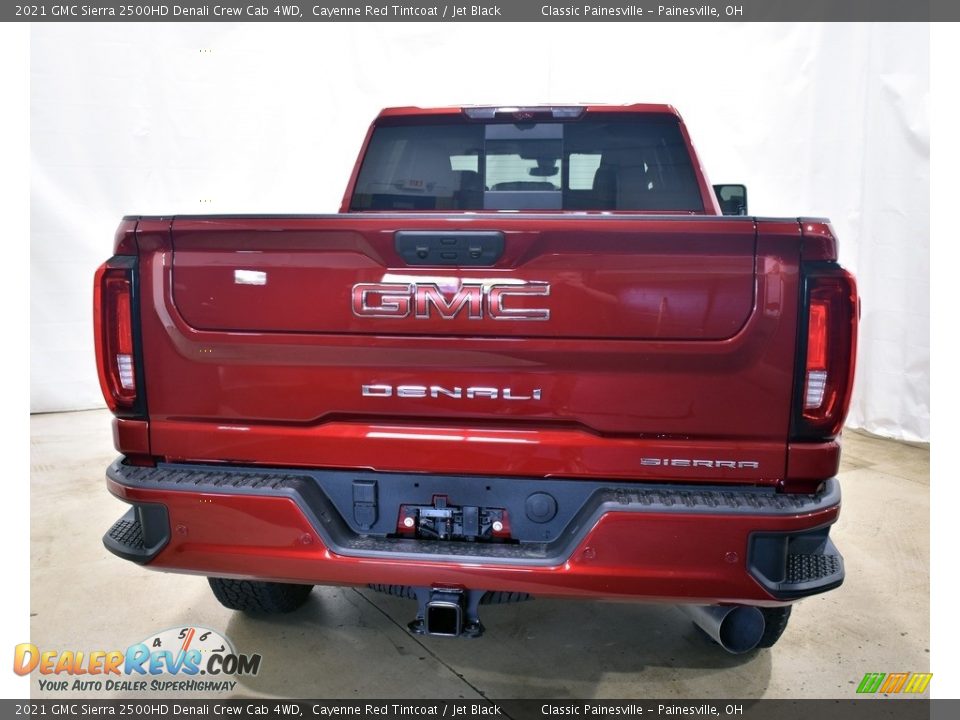 2021 GMC Sierra 2500HD Denali Crew Cab 4WD Cayenne Red Tintcoat / Jet Black Photo #3