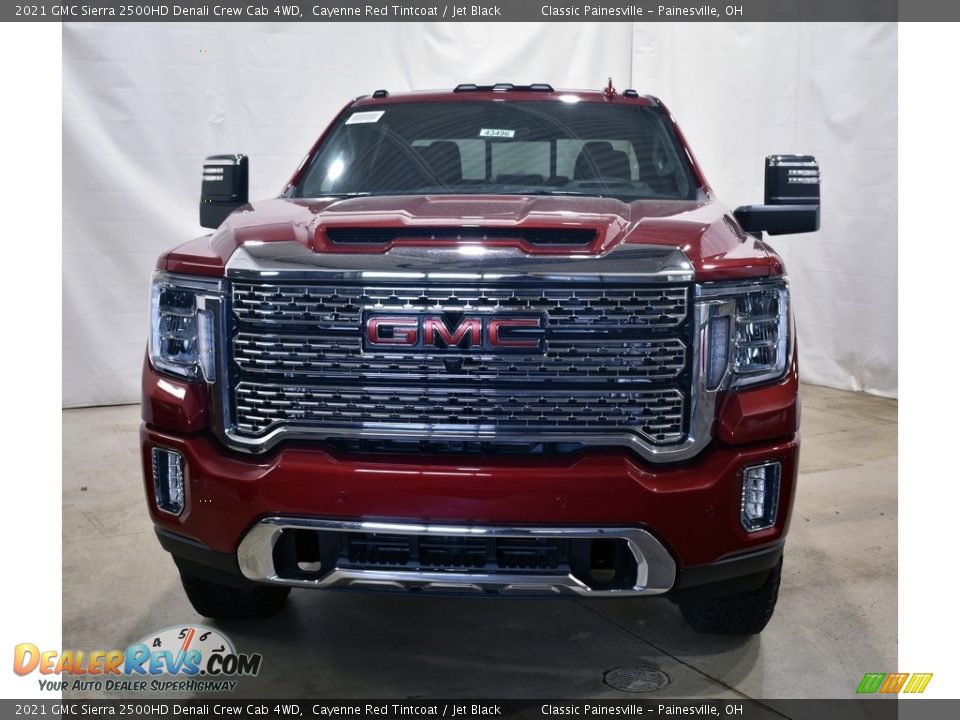 2021 GMC Sierra 2500HD Denali Crew Cab 4WD Cayenne Red Tintcoat / Jet Black Photo #4