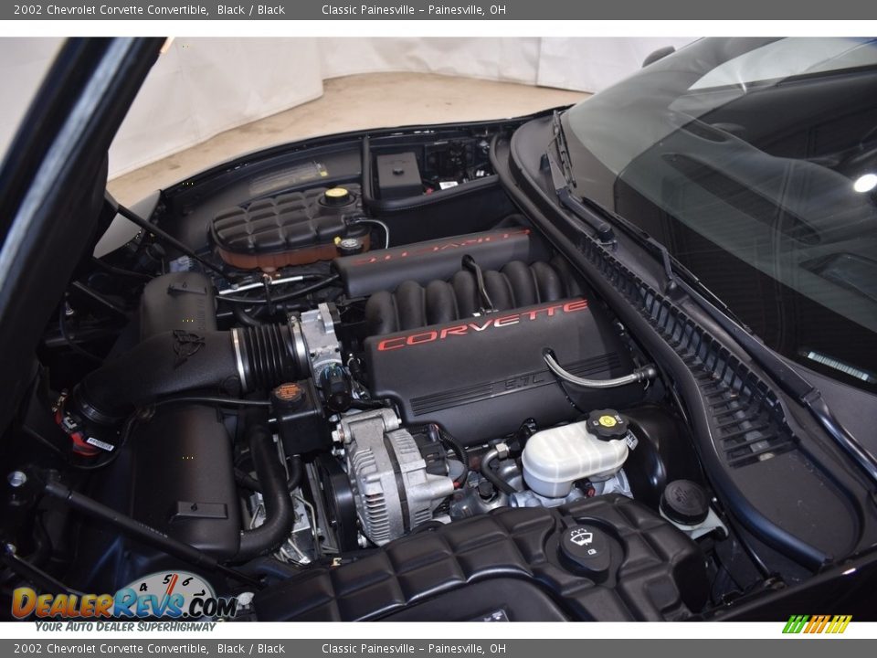 2002 Chevrolet Corvette Convertible 5.7 Liter OHV 16 Valve LS1 V8 Engine Photo #10