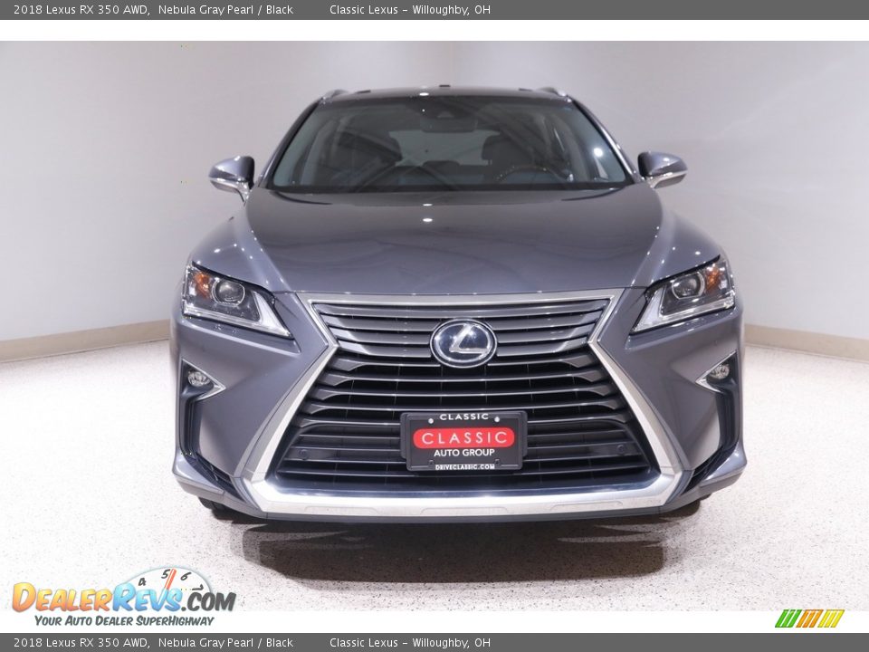 2018 Lexus RX 350 AWD Nebula Gray Pearl / Black Photo #2