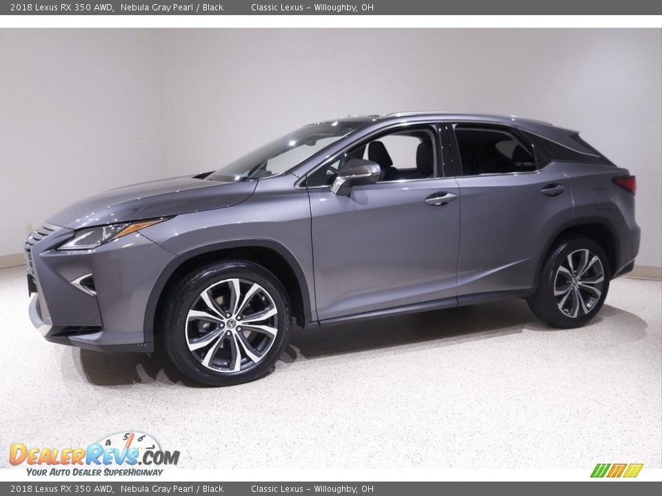 2018 Lexus RX 350 AWD Nebula Gray Pearl / Black Photo #3