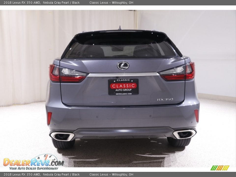 2018 Lexus RX 350 AWD Nebula Gray Pearl / Black Photo #20