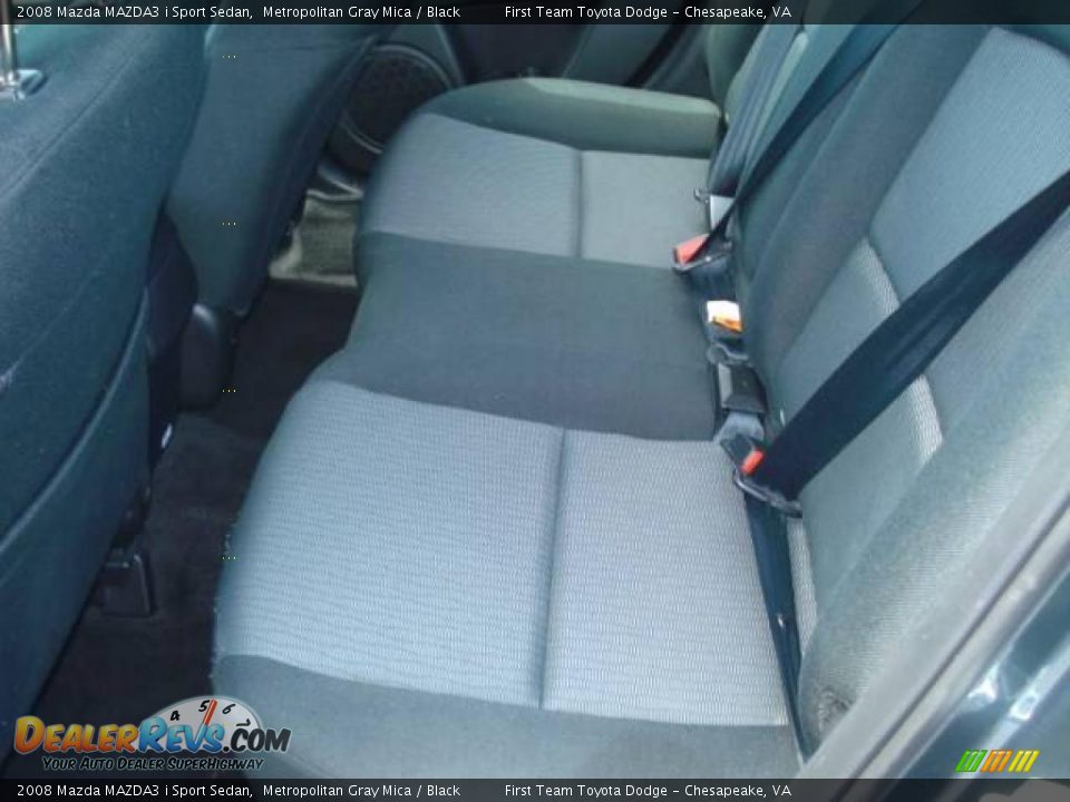 2008 Mazda MAZDA3 i Sport Sedan Metropolitan Gray Mica / Black Photo #10